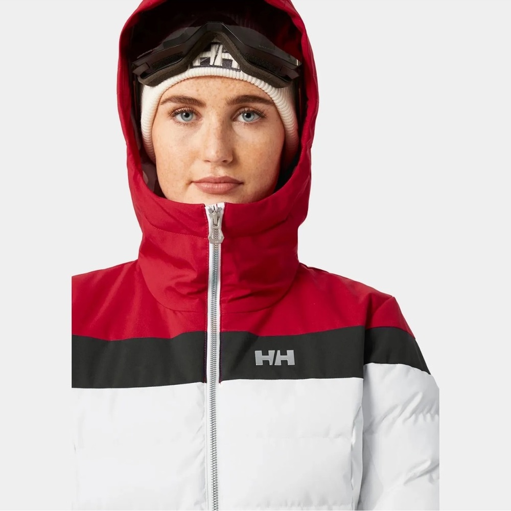 Helly Hansen Red, Black, and White Ski Jacket - Picture 4 of 8